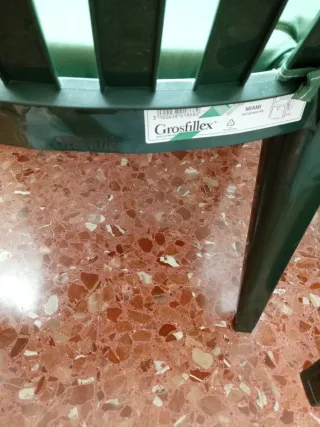 3 poltrone Grosfillex Miami Green