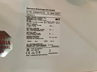 Nevera Siemens A+