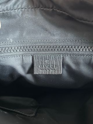 Bolso bandolera Gucci negro y gris