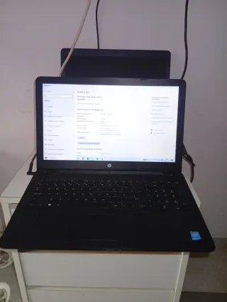 Portátil HP 4 de RAM 500 disco duro sin batería 
