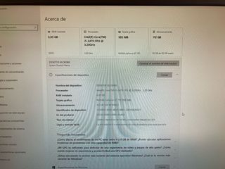 Ordenador Windows 10 Intel i5 6GB RAM Blanco