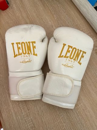 Guantes Boxeo Leone 1947 + Vendas David Goliat