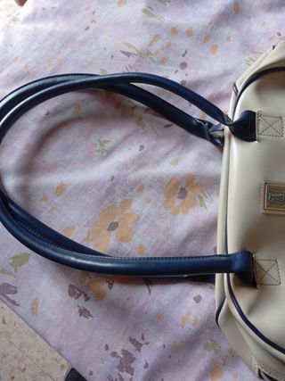 Bolso Nike Beige y Azul