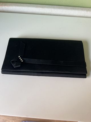 Bolso de mano vintage negro