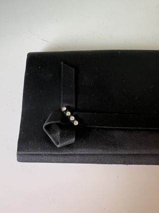 Bolso de mano vintage negro