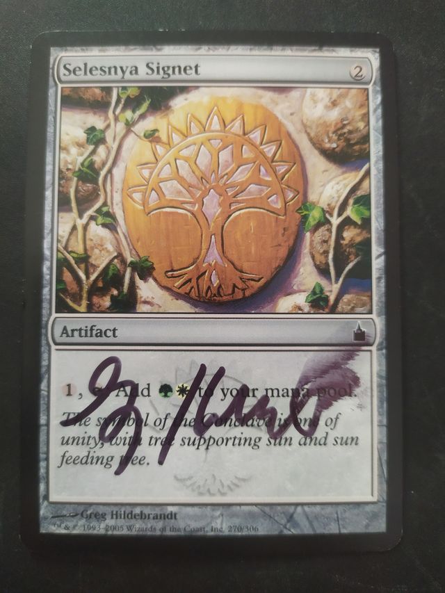 Selesnya Signet MTG (Firmada)