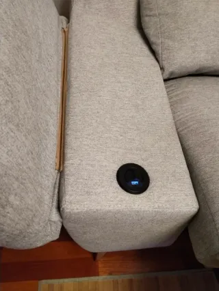 Sofá reclinable motorizado 3m