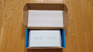 Interruptor Doble WiFi Cristal Blanco