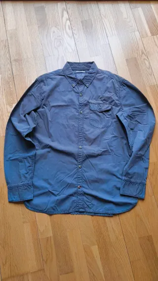 Camisa FatFace Gris Hombre