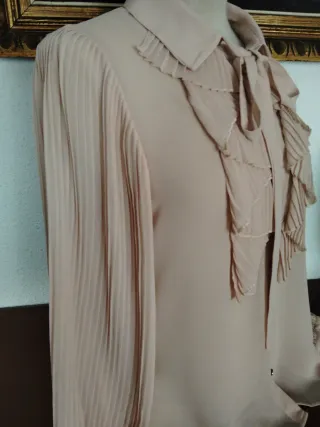 Camisa Zara salmón Talla M
