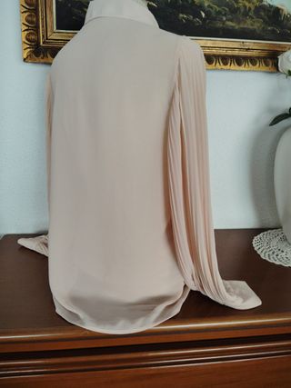 Camisa Zara salmón Talla M