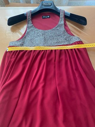 Abito Danity Bordeaux con dettagli argento