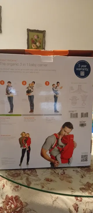 Mochila portabebés The organic 3 in 1