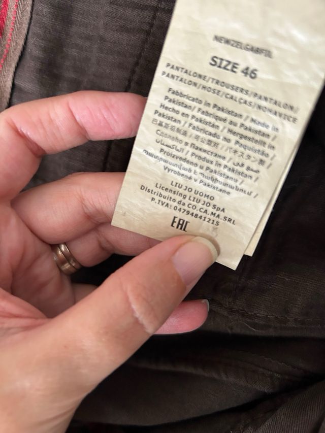 Pantalón chino Liu Jo Marrón Talla 46