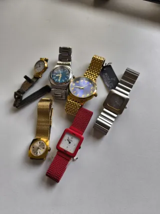 Lote de relojes de mujer y hombre