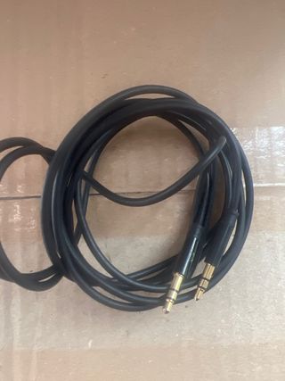 Cable Minijack Macho-Macho Negro 2 metros