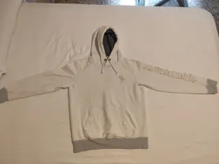 Sudadera Abercrombie & Fitch Blanca Hombre