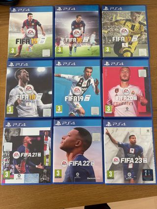 Pack Juegos FIFA PS4 (15, 16, 17, 18, 19, 20, 21,