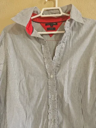 Camisa Tommy Hilfiger Rayas Azul Talla S