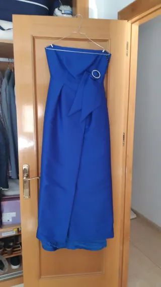 Vestido de fiesta azul.Precio original 125€