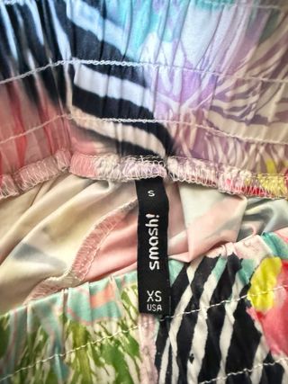 Falda pantalón corta estampada