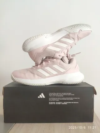 Zapatillas Adidas Gamecourt 2W Mujer Rosa/Blanco