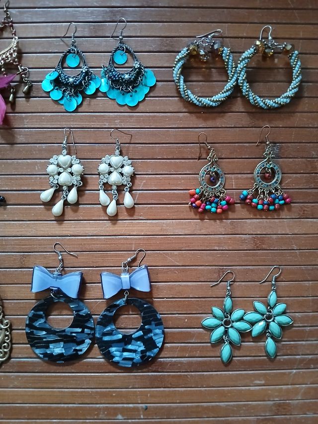 Lote de 15 pendientes vintage italianos