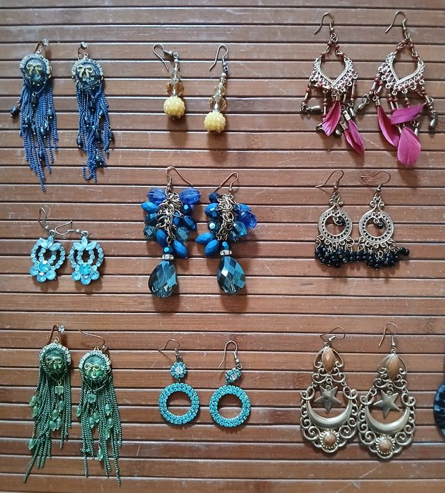 Lote de 15 pendientes vintage italianos