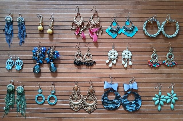 Lote de 15 pendientes vintage italianos