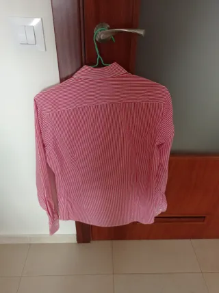 Camisa Álvaro  MORENO rayas roja y blanca