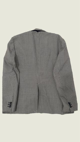 oferta Chaqueta Blazer Versace Gris y Negro