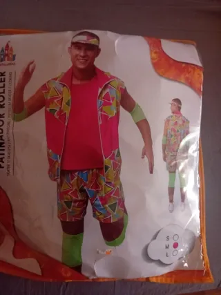 Disfraz Ken Patinador y Peluca Marrón