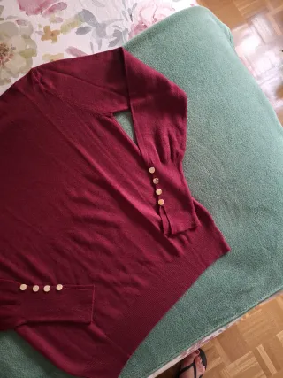 Jersey cuello alto mujer