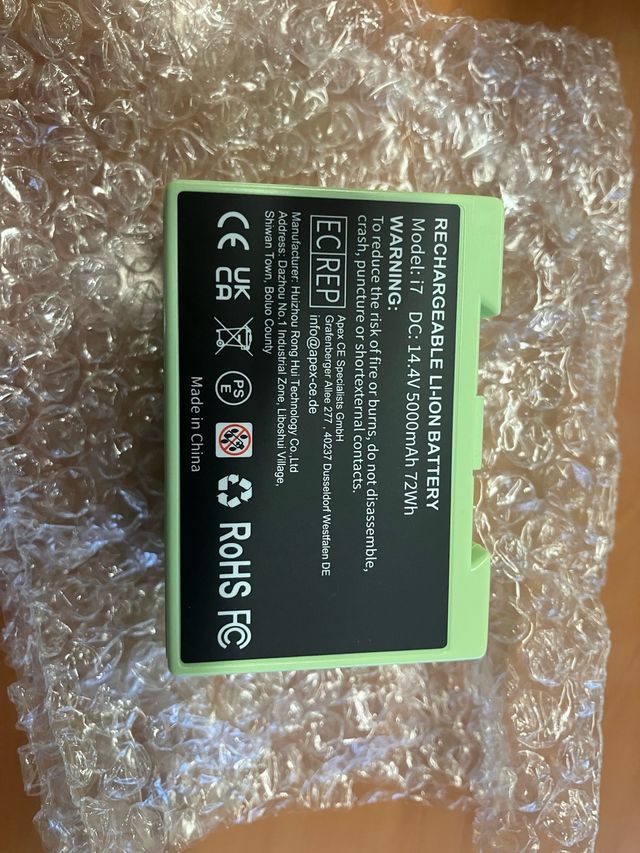 Batería Roomba i7 14.4V 5000mAh 72Wh