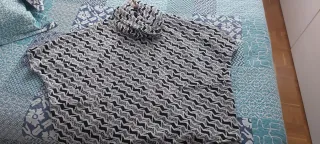 Poncho/Jersey Cuello Alto Zigzag