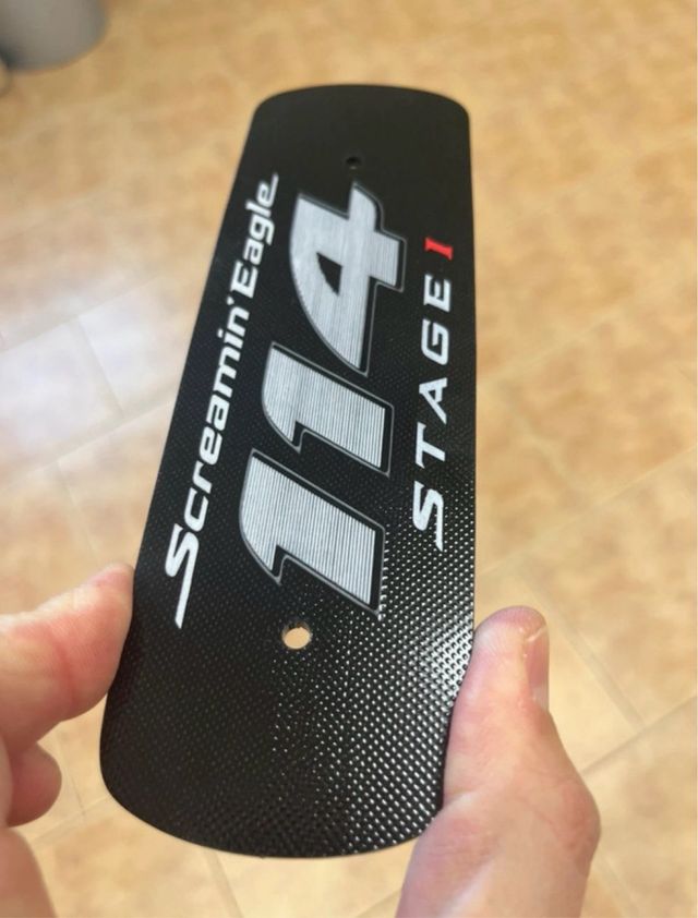 Harley Davidson 114. filtro aire. cover insert