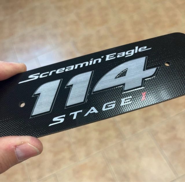 Harley Davidson 114. filtro aire. cover insert