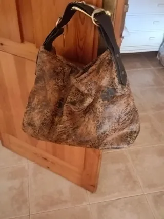 Bolso flexible tonos marrones 