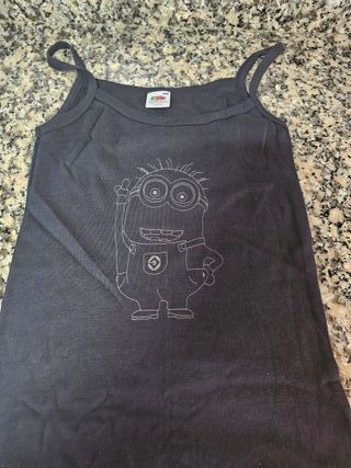 Camiseta Tirantes Minion Supercontento Talla S