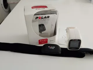Polar M400 GPS Running Watch Blanco