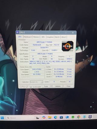 Portátil ASUS TUF GAMING A15 Negro