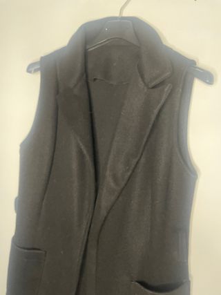 Cappotto Smanicato Donna Nero