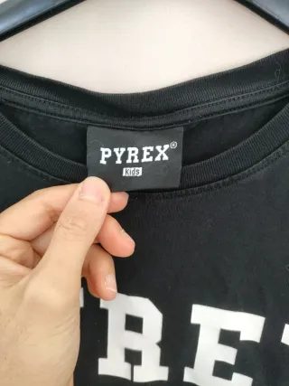 Maglia Pyrex nera maniche lunghe