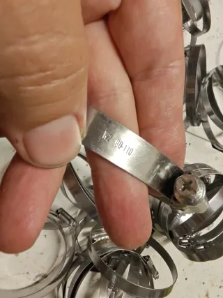 Lote 50 Abrazaderas Inox 90-110mm