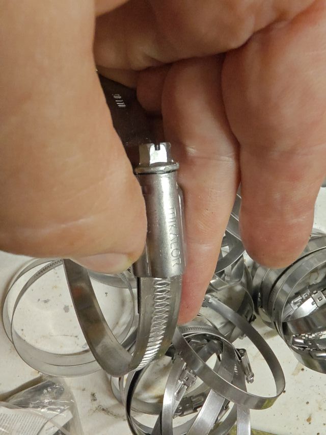 Lote 50 Abrazaderas Inox 90-110mm