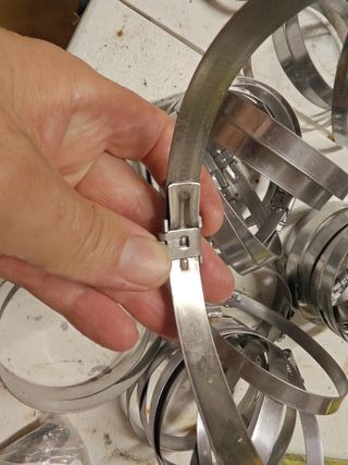 Lote 50 Abrazaderas Inox 90-110mm