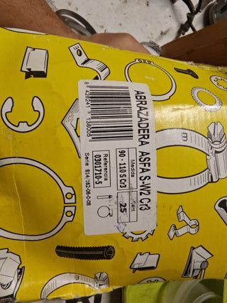 Lote 50 Abrazaderas Inox 90-110mm