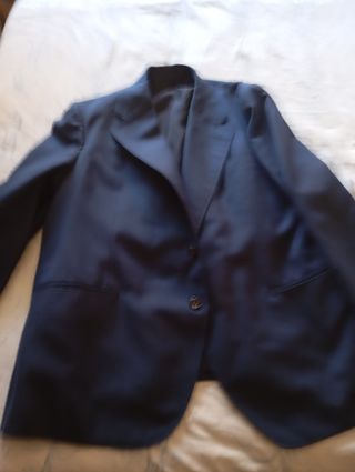 Traje de hombre azul