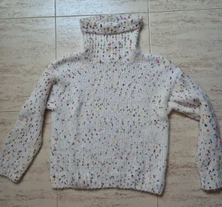 Jersey cuello alto multicolor