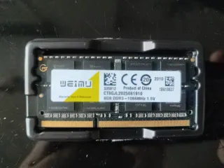 Memoria RAM DDR3 8GB 1066MHz 1.5V 